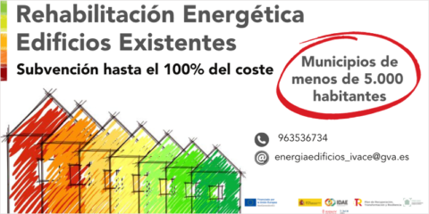 Abierta la convocatoria de ayudas para la rehabilitación energética en municipios valencianos pequeños