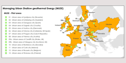 El proyecto europeo GeoERA MUSE presenta los resultados geotérmicos de 14 áreas urbanas recogidos en los últimos cinco años