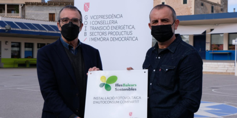 El Gobierno de Baleares comercializa energía pública verde en el municipio de Santa Eugènia