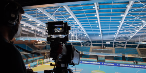 Palacio de los deportes de Torrevieja con iluminación de Prilux