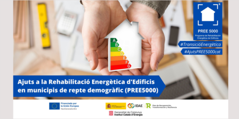 Se abre la convocatoria de ayudas del PREE 5000 para obras de rehabilitación energética en Cataluña