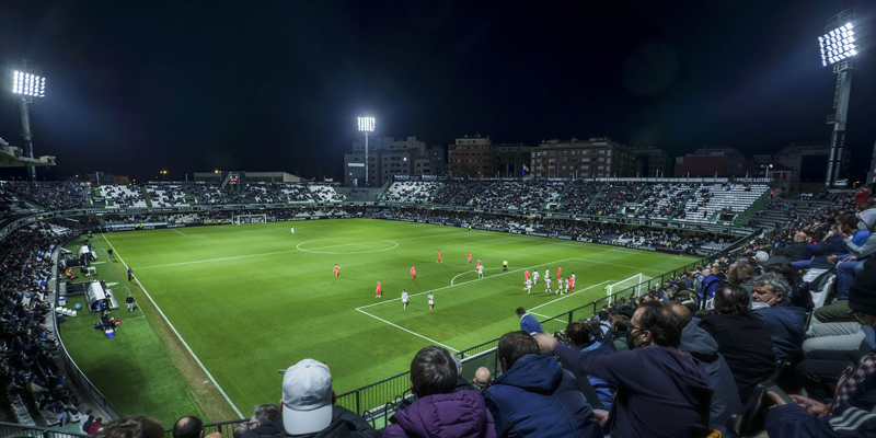 Campo de fútbol del Club Deportivo Castellón.