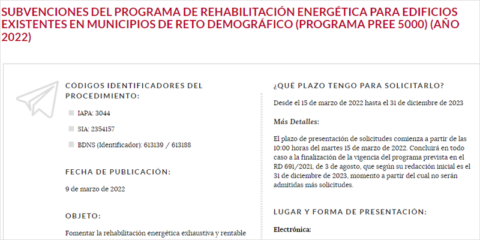 Convocadas las ayudas del PREE 5000 en Castilla y León para la rehabilitación energética de edificios