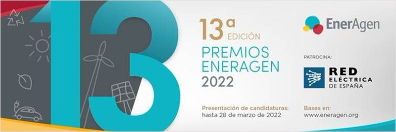 Cartel convocatoria 13ª edición Premios Eneragen 2022.