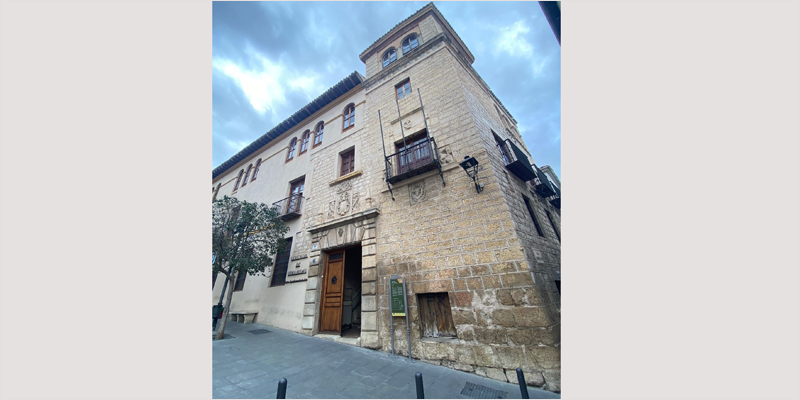 Fachada palacio capitán quesada en Jaén.