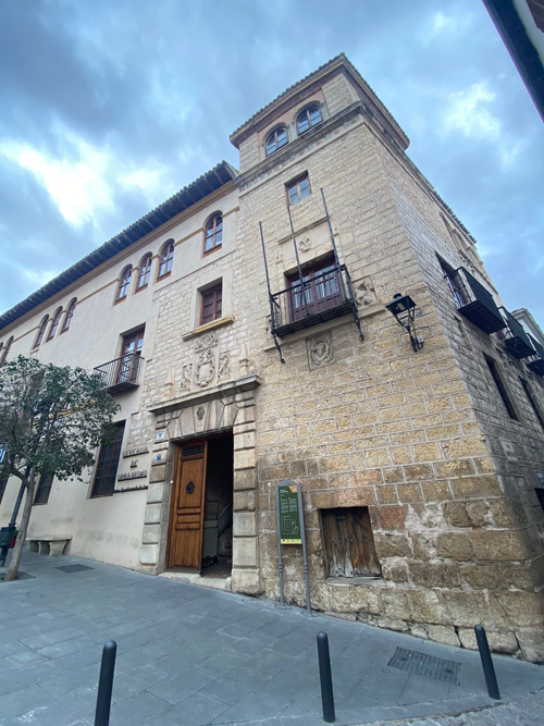 Fachada palacio capitán quesada en Jaén.