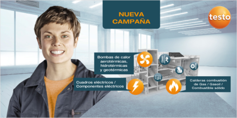 Selección de herramientas de Testo para la nueva ‘Campaña de Calefacción parte II’
