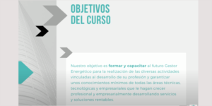 foto de los objetivos del curso de FENAGE.