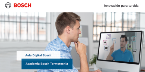 Bosch presenta la formación online del segundo trimestre dirigida a los profesionales de la climatización