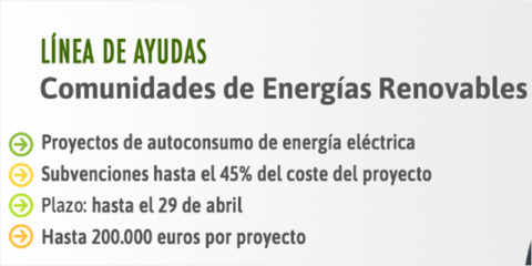 Ayudas para autoconsumo en comunidades energéticas en la Comunidad Valenciana