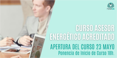 Abierta la inscripción para la primera edición del curso de Asesor Energético certificado de FENAGE