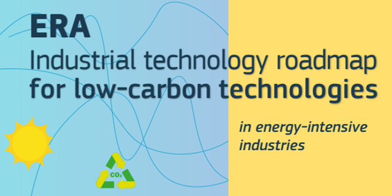 Portada de la hoja de ruta europea tecnologías bajas carbono industrias gran consumo.