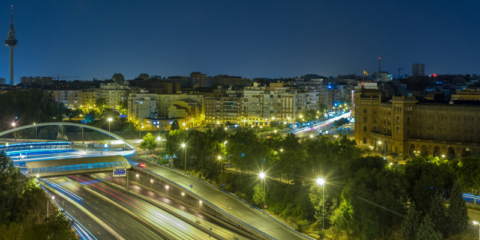 El Ayuntamiento de Madrid inicia un proyecto de contratación para la renovación del alumbrado de la M-30
