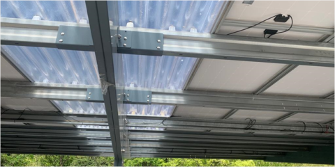 Las nuevas pérgolas fotovoltaicas del Jardín Botánico de Málaga permiten el autoconsumo eléctrico