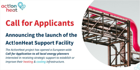 El proyecto Act!onHeat abre un fondo de apoyo para acelerar la transición energética