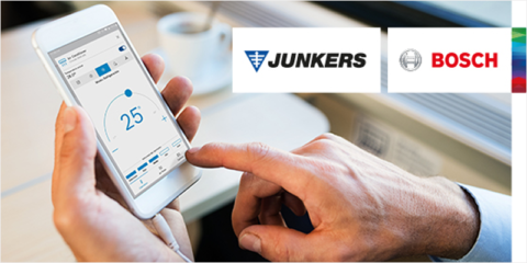 La app HomeCom Easy de Junkers Bosch mantiene la temperatura óptima en casa durante todo el día