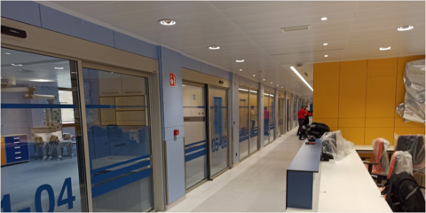 El Hospital Ramón y Cajal de Madrid aumenta la eficiencia energética de su iluminación con LEDVANCE