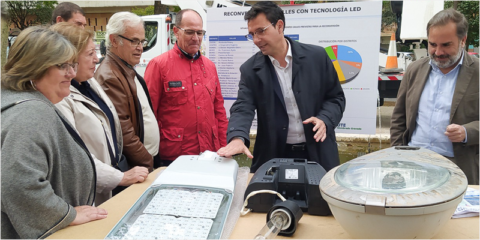 Las luminarias LED en la Carretera de la Sierra de Granada generarán un 70% de ahorro energético