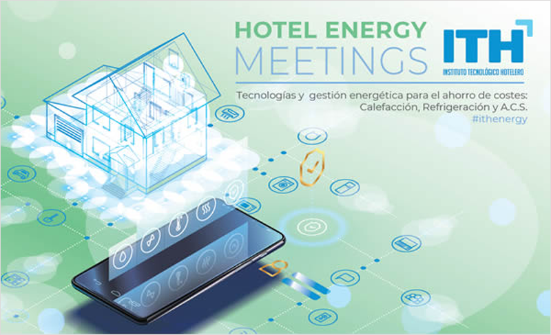 Cartel publicitario del evento Hotel Energy Meetings.