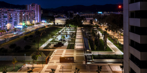 Las soluciones LED de Schréder son escogidas para la regeneración del Parque Martiricos en Málaga