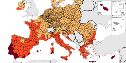 La necesidad de calefacción de los edificios disminuye en la UE y la refrigeración crece, según Eurostat