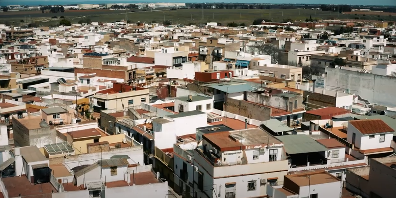 Vista aérea de viviendas en Torreblanca.