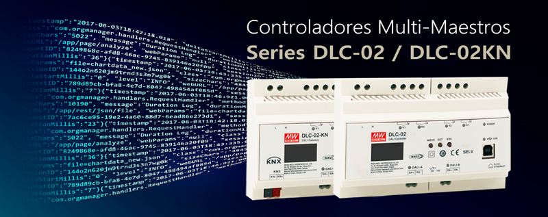 Varios controladores multi maestros de las series DLC-02 y DLC-02 KN distribuidos por Electrónica OLFER.