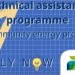 Programa de asistencia técnica para recibir apoyo en los proyectos de comunidades energéticas