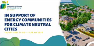 Anuncio del webinar con una infografía.