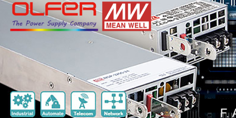 Nuevas fuentes de alimentación NSP-1600 y NSP-3200 distribuidas por Electrónica OLFER