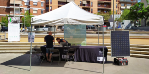 En marcha un punto informativo sobre ahorro, eficiencia energética y uso de energías renovables en Rubí