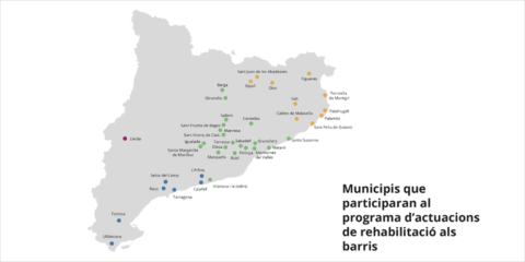 Cataluña destina 97 millones para la rehabilitación energética en 100 barrios de 38 municipios