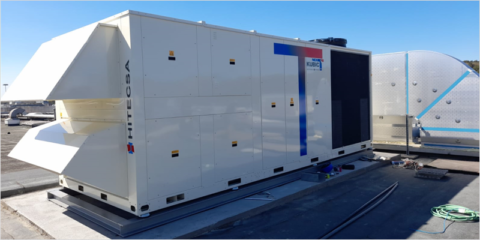 El KuNB 105 de Hitecsa climatiza una tienda del centro comercial Il Leone Shopping Center en Italia