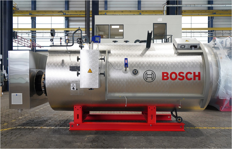 Caldera de vapor eléctrica de Bosch.