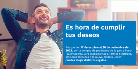 Bosch lanza una campaña dirigida a tiendas de electrodomésticos para incentivar la renovación de equipos