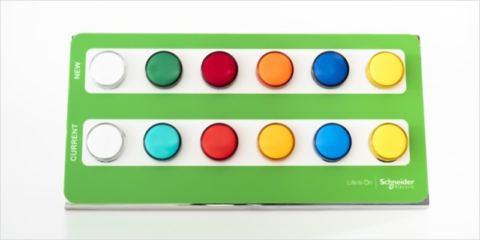 Las gamas XB4 y XB5 de Schneider Electric ofrecen más luminosidad con su único bloque LED