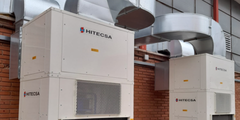 Hitecsa climatiza un edificio de oficinas de Torrejón de Ardoz con un equipo de la gama Mosaic HE