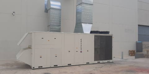 Hitecsa climatiza una tienda bazar en Tarragona con un equipo KuNB 175 RCF