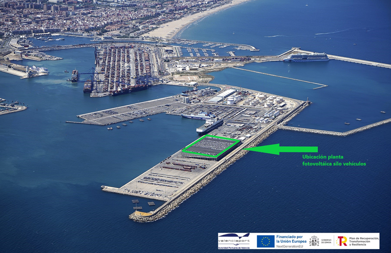 Plano del Puerto de Valencia.