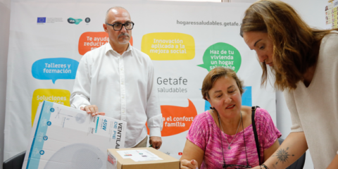 El programa EPIU Hogares Saludables entrega 10 kits de mejora energética en Getafe
