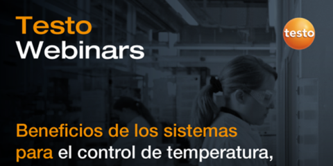 Webinar de Testo sobre los equipos de medición para registrar temperatura y humedad