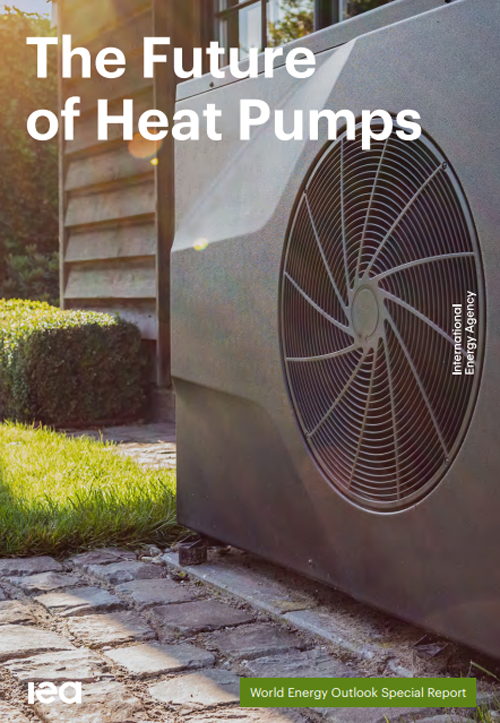 Portada informe IEA 'The Future of Heat Pumps'.