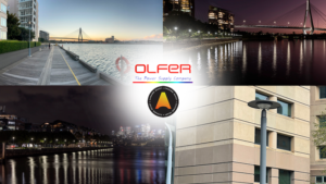 Diferentes zonas iluminadas en el proyecto de Sidney.