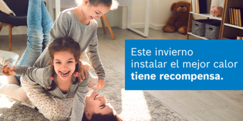 Campaña de Junkers Bosch para la instalación de calderas, calentadores  y termos eficientes