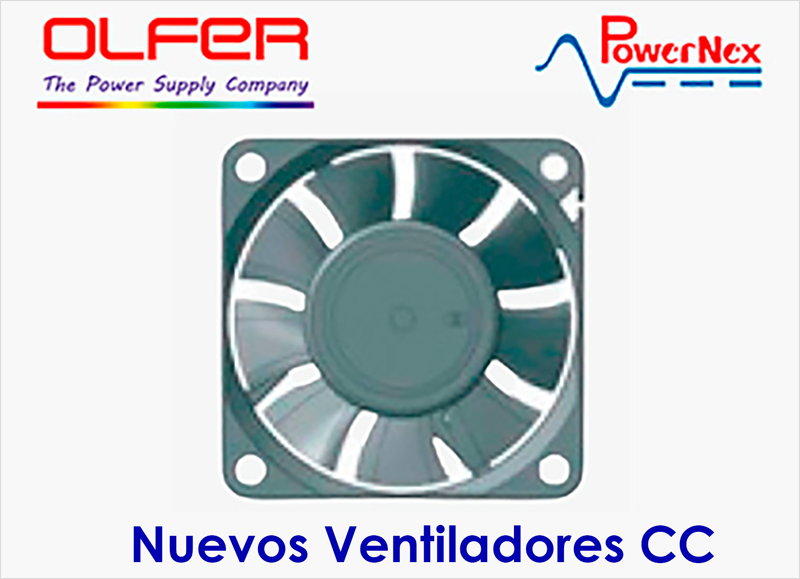 Ventilador CC por rodamiento de PowerNex.