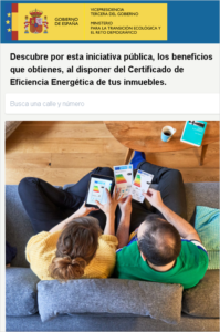 Herramienta Geoportal del Miteco.