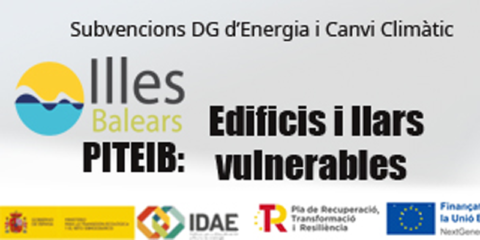 Ayudas para actuaciones de eficiencia energética y renovables en viviendas vulnerables de Baleares