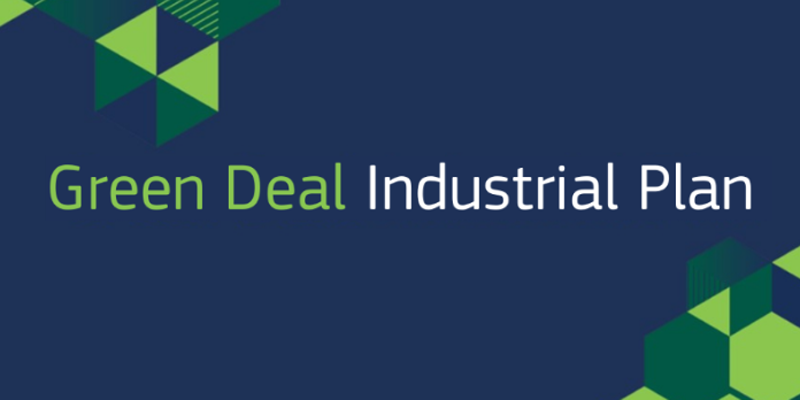 Infografía Green Deal Industrial Plan.