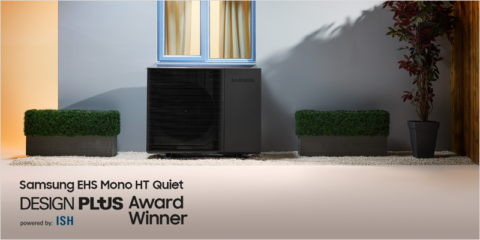 La bomba de calor EHS Mono HT Quiet recibe el premio Design Plus y se presentará en Rebuild 2023