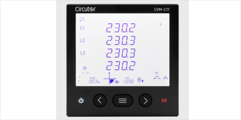 El nuevo analizador de redes CVM-C11 de Circutor permite conocer el comportamiento de las instalaciones